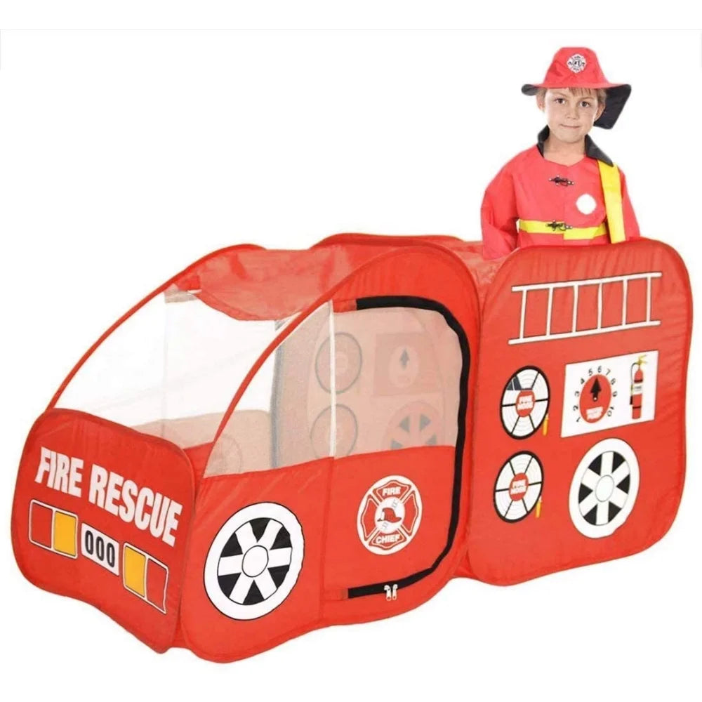 Red Fire Truck Popup Playhouse Tent M739453