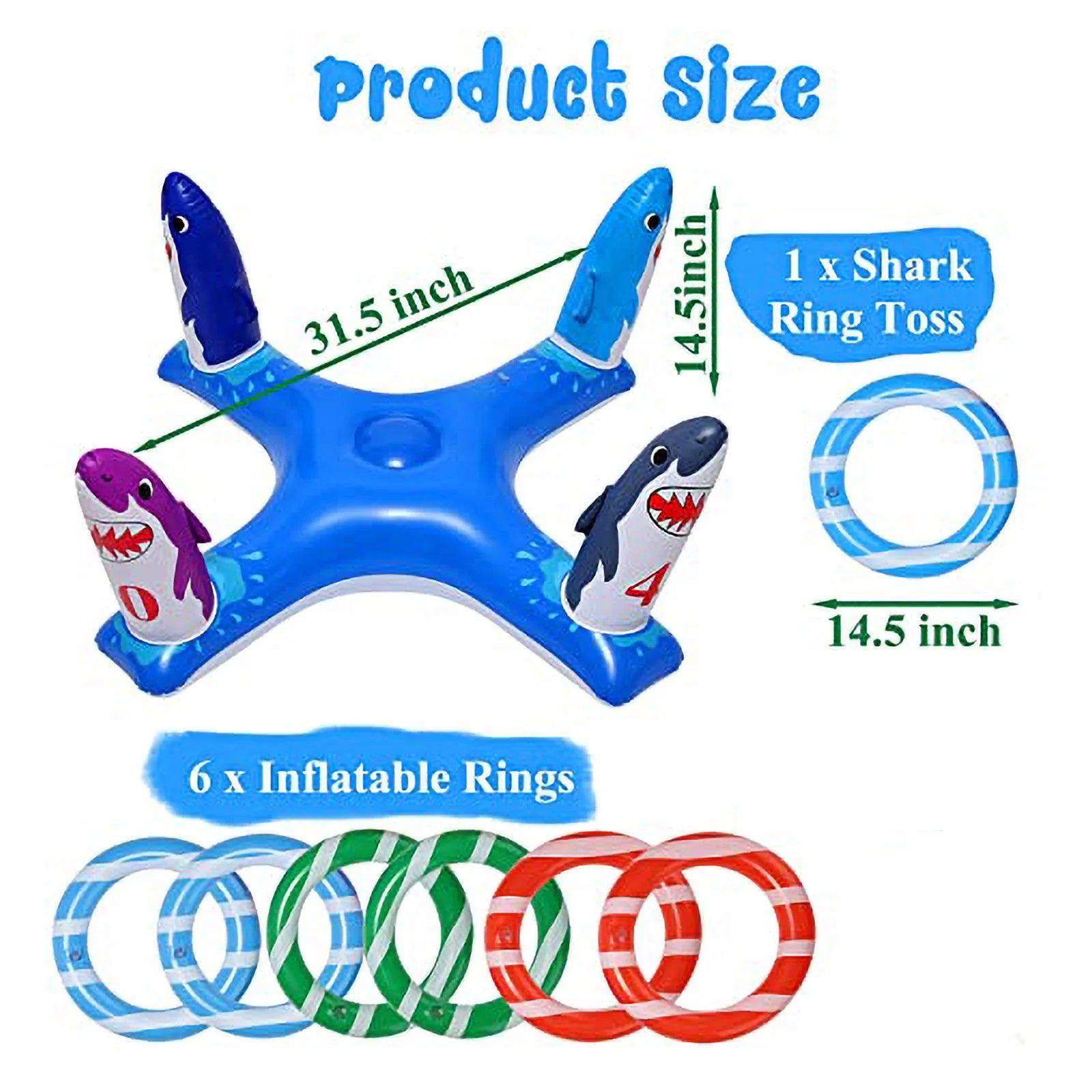 Inflatable Dolphin Ring Water Toy S9731