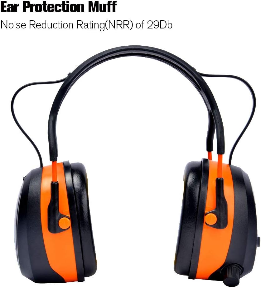 Wireless Noise Cancelling Bluetooth Earmuffs, NRR 29dB G2526
