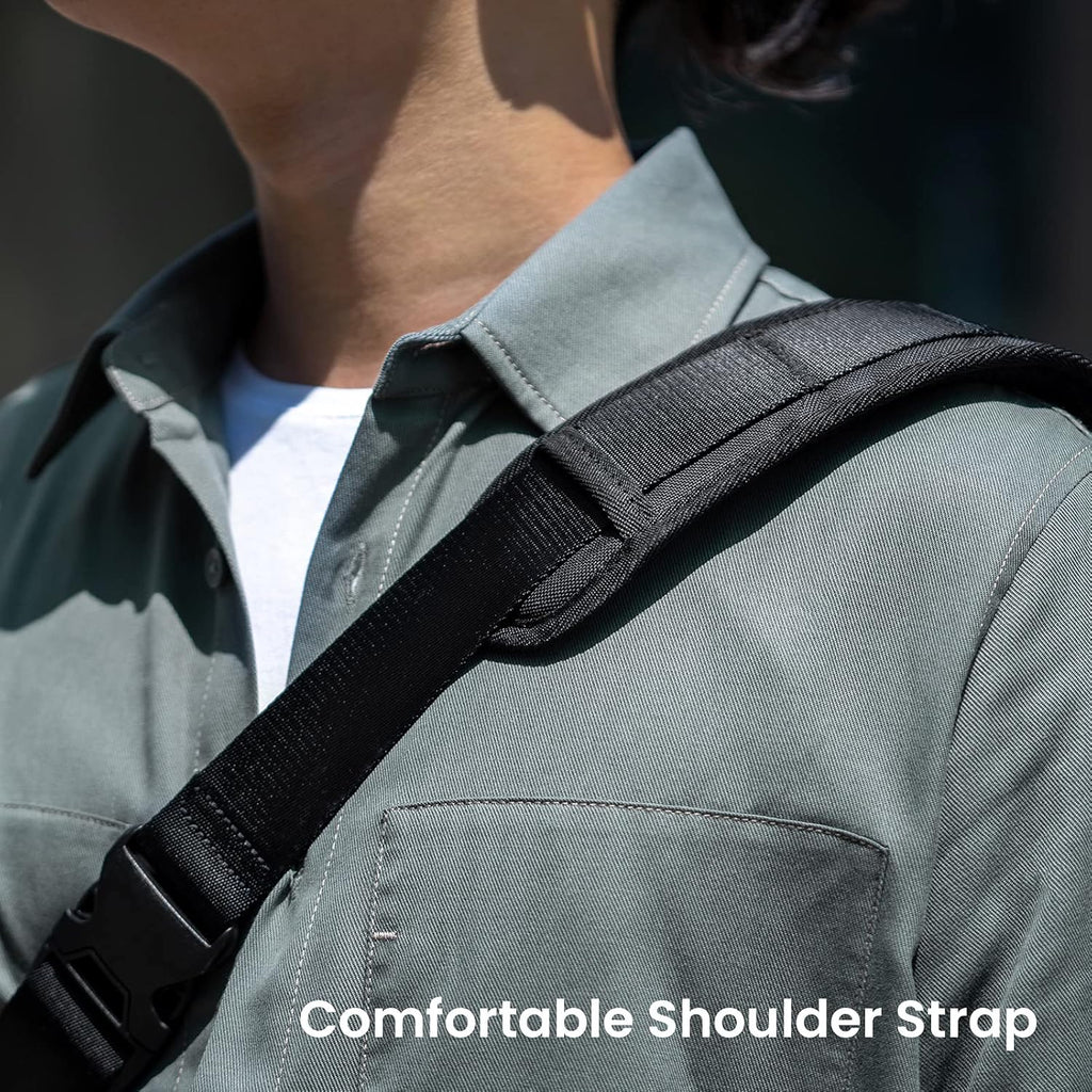 Laptop Messenger Bag, Water-resistant Fabric Shoulder Bag U3472