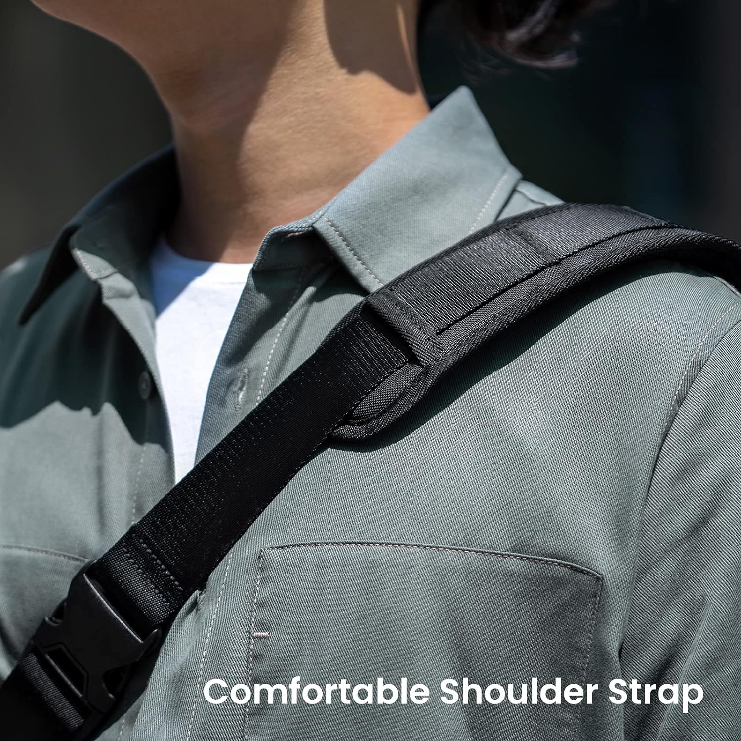 Laptop Messenger Bag, Water-resistant Fabric Shoulder Bag U3472