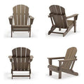 Weathered Folding Adirondack Chair O545297