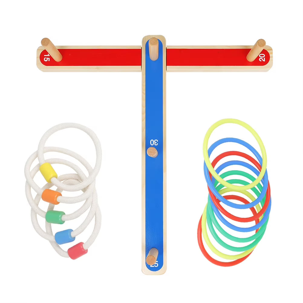 Earth Tones Ring Toss Toy Game P135