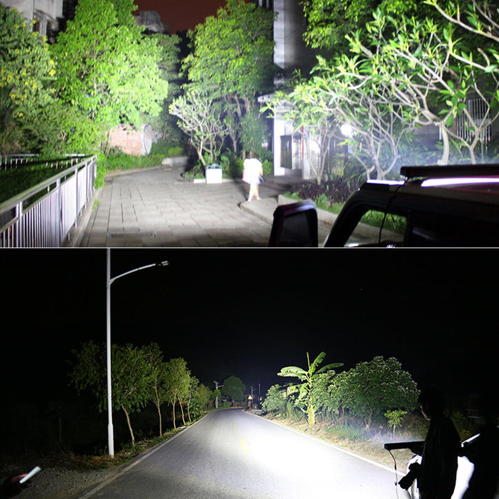 22 inch 7D 324W Triple Row LED Light Bar Spot Flood Combo Beam Waterproof 20000LM Pack of 2 L98461