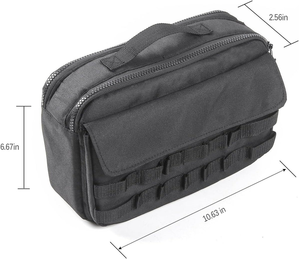 Canvas Tailgate Cargo Storage Bag & Tool Kit Organizer Pockets Y810