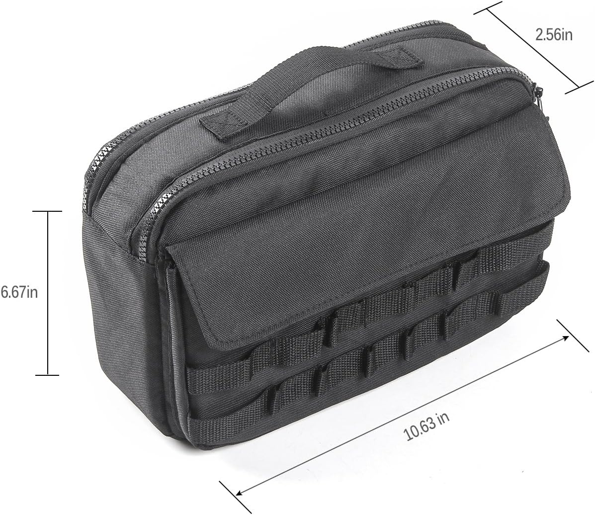 Canvas Tailgate Cargo Storage Bag & Tool Kit Organizer Pockets Y810