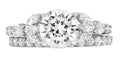 18K White Gold Diamond Engagement Ring Y970