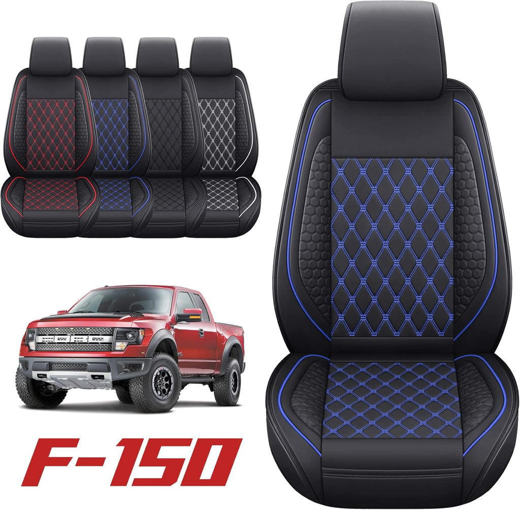 Black Waterproof Full Set Car Seat Covers for Ford F150 S2394