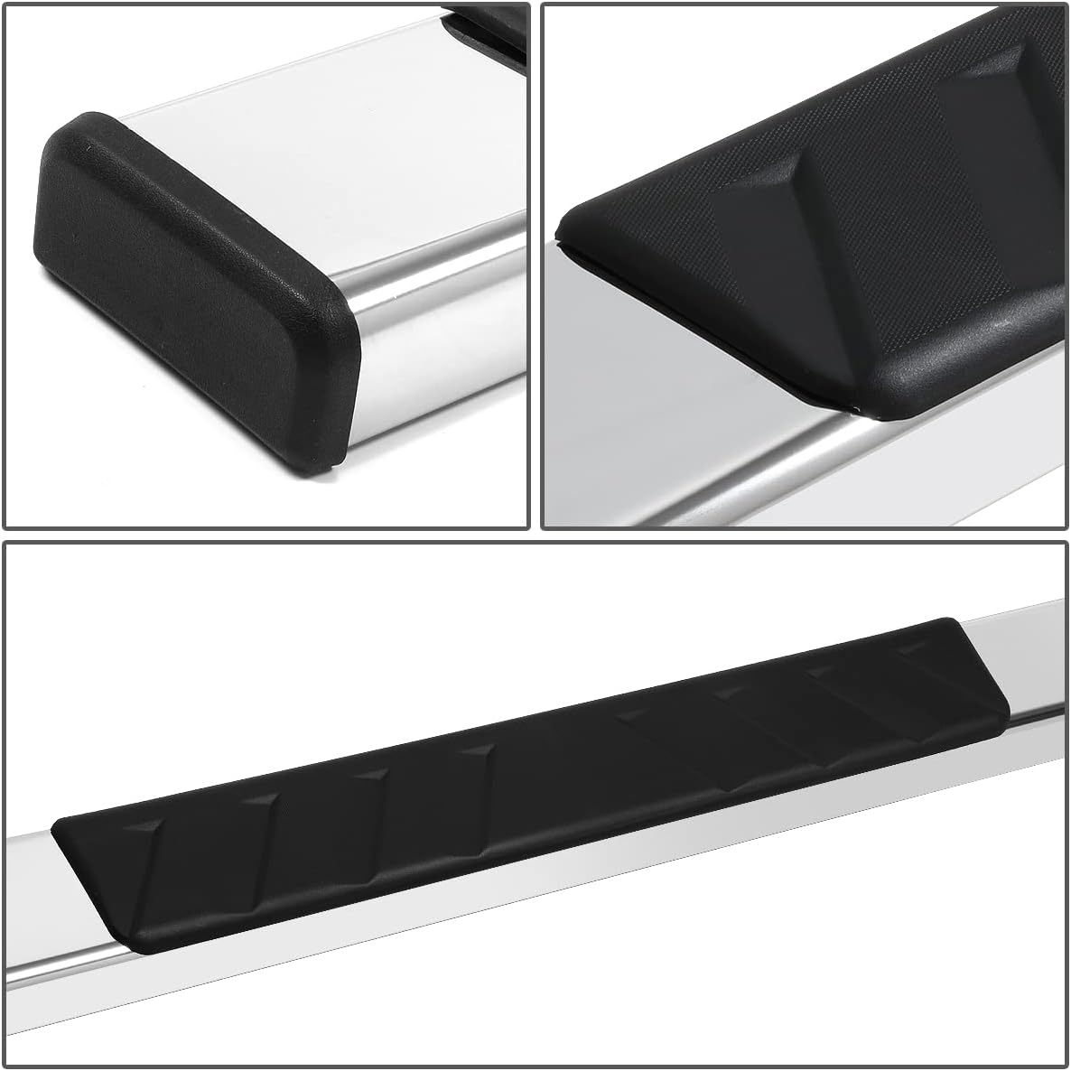 Polished Chrome Stainless Steel Side Step Nerf Bar Running Boards O504