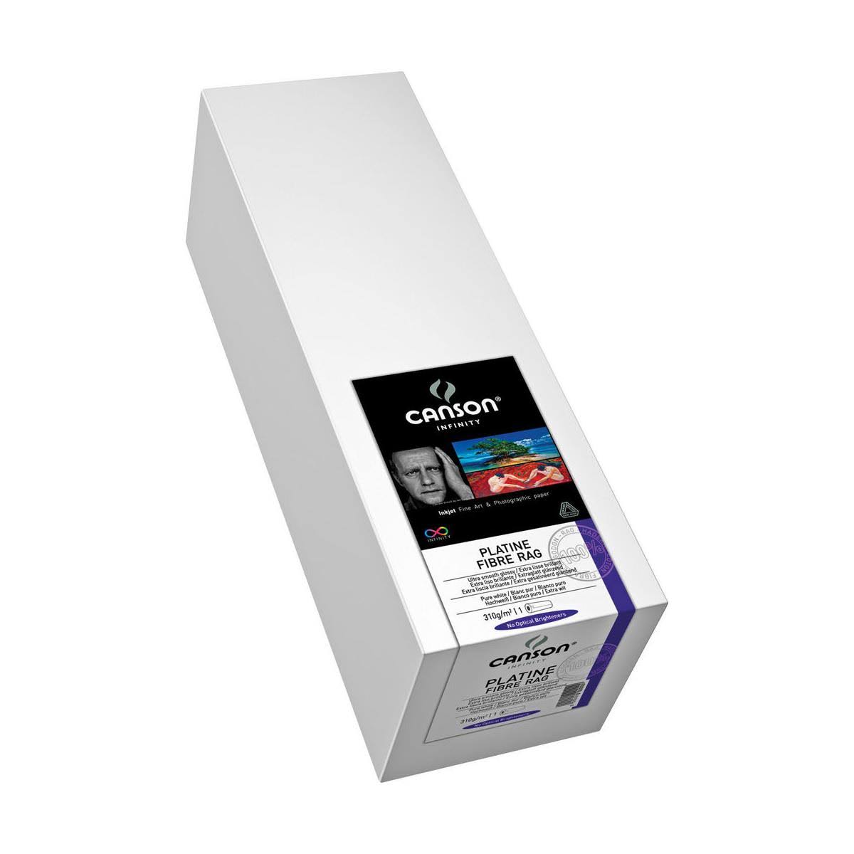 Platine Fibre Rag Inkjet Paper 310gsm 36 in. x 50 ft. Roll L7082