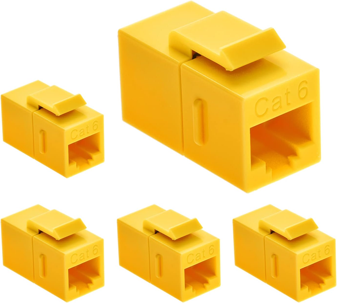 Cat.6 RJ45 Inline Coupler Female-Female 50-Pack D513
