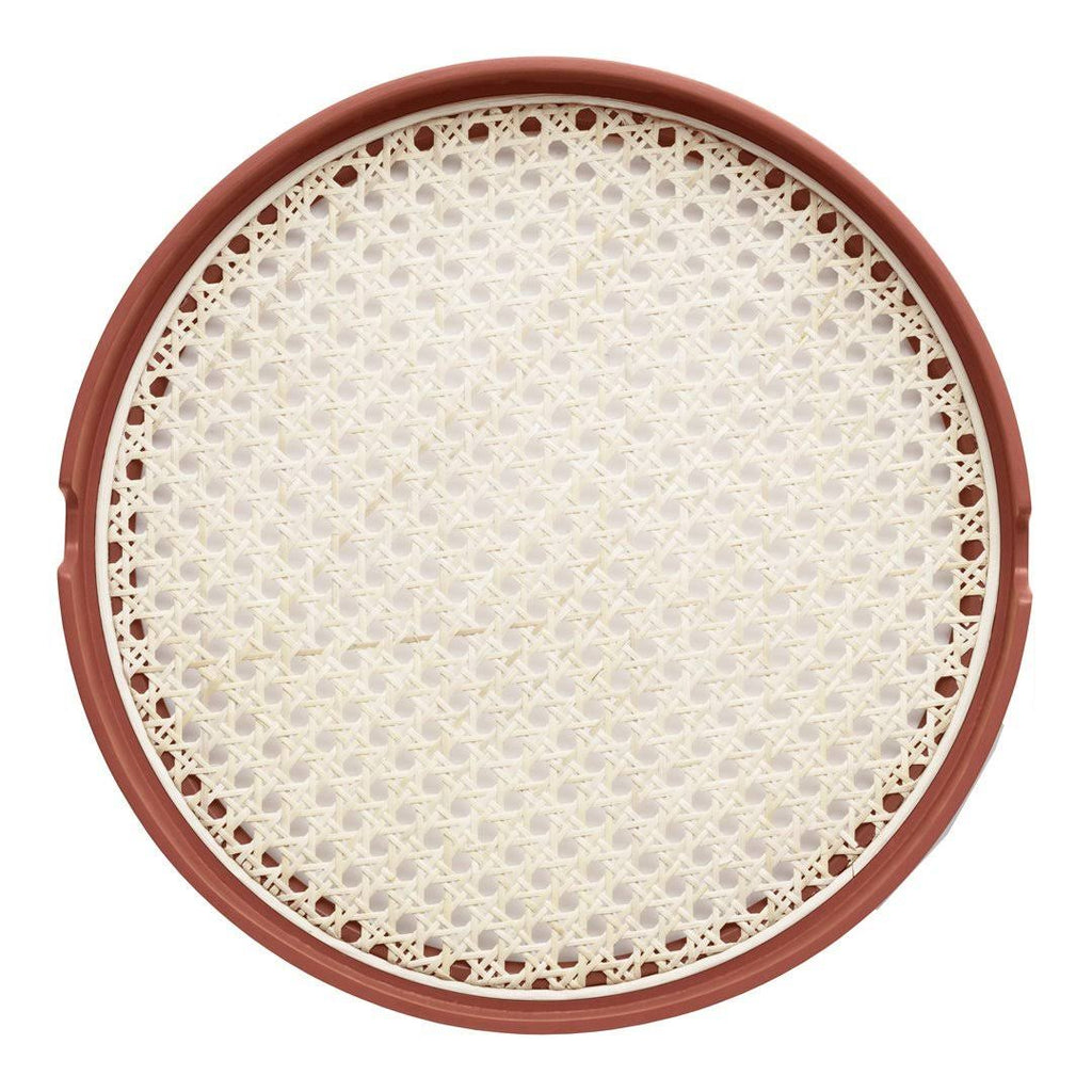 Salon Tray, Rust / 9.45x22 Dia (24cm) O74260