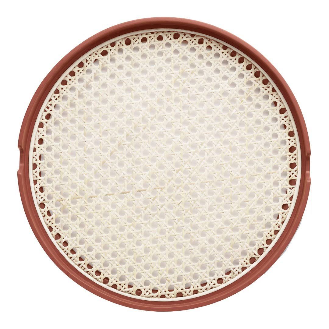Salon Tray, Rust / 9.45x22 Dia (24cm) O74260