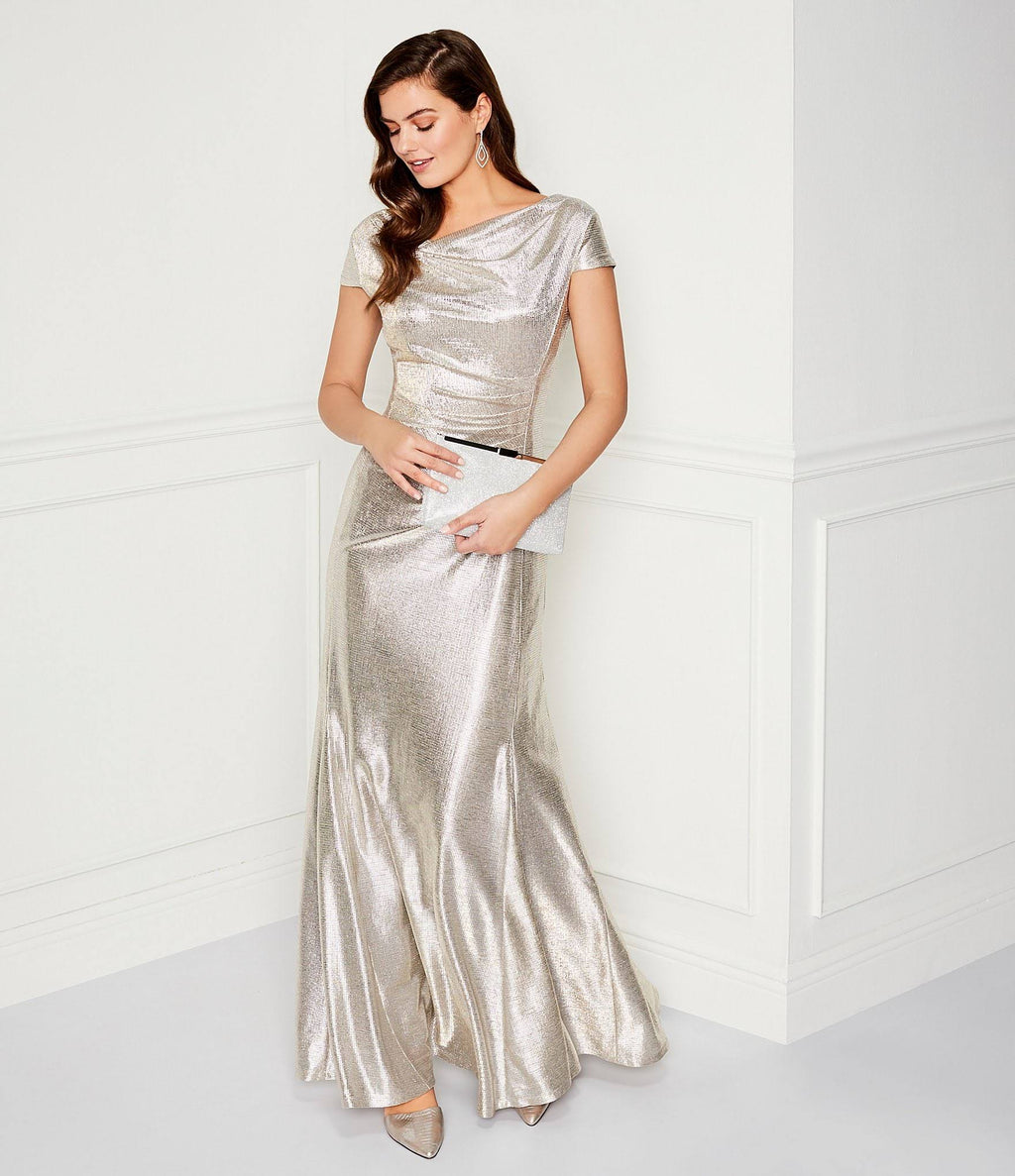 Metallic Knit Gown M74165