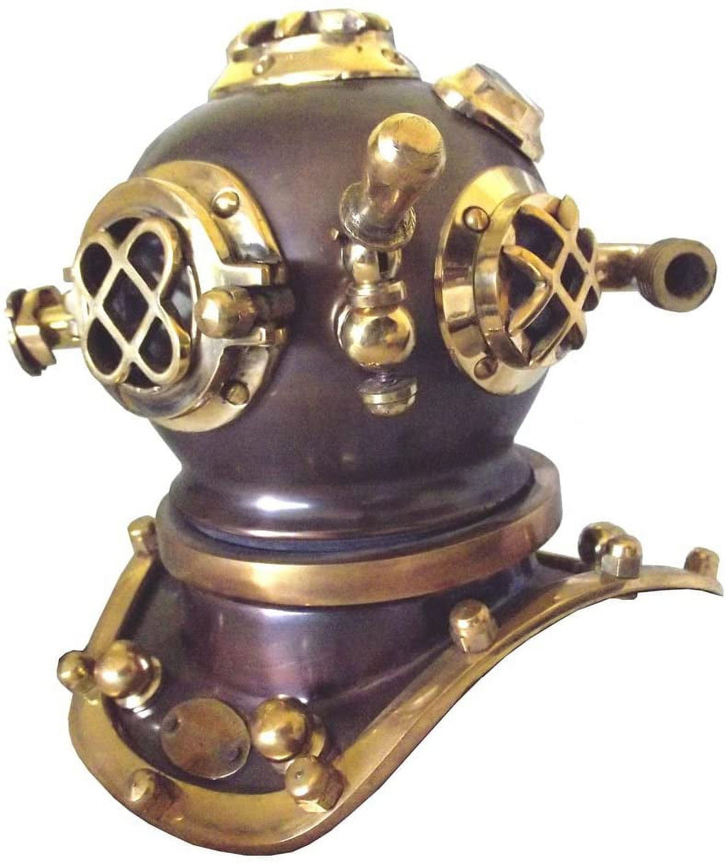 Antique Black Scuba Diving Helmets (8 Inches) E691