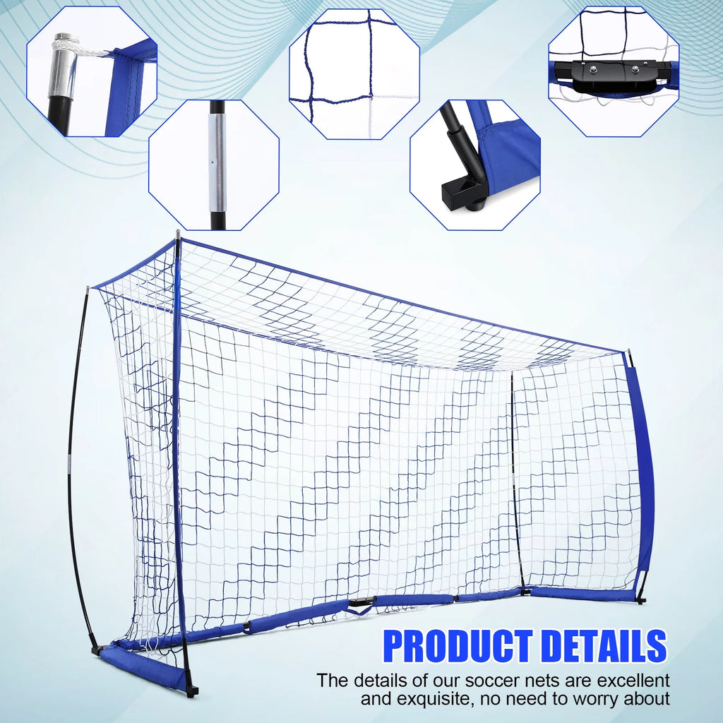 12 x 6 ft Portable Soccer Goal with Carry Bag P351987