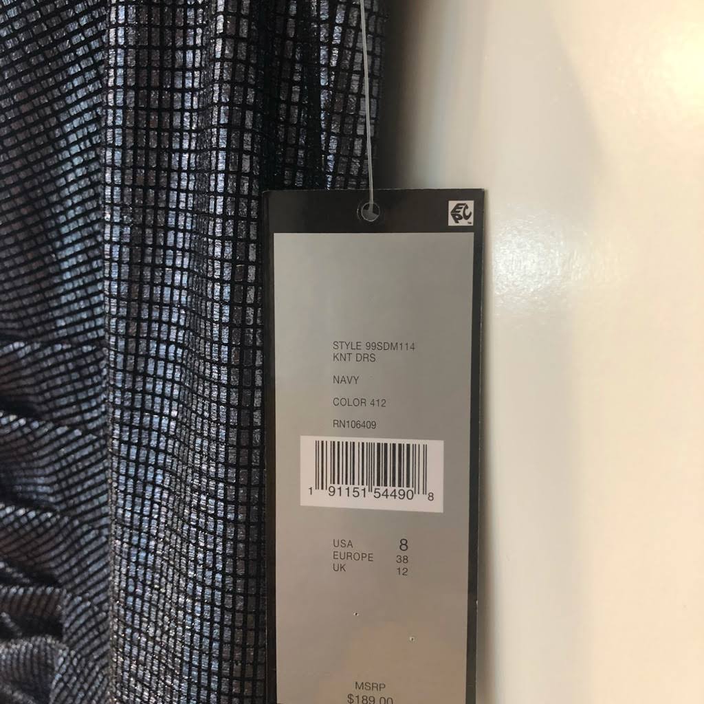 Metallic Knit Gown M74165