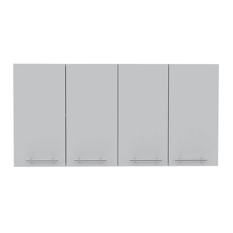 White Four-Door Wall Cabinet O1382