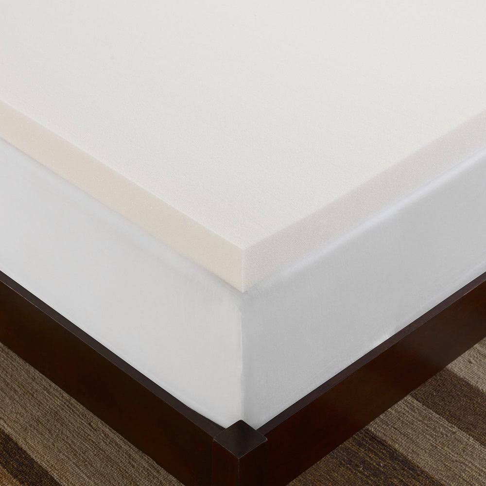 White Full 3-Inch Memory Foam Mattress Topper L1152