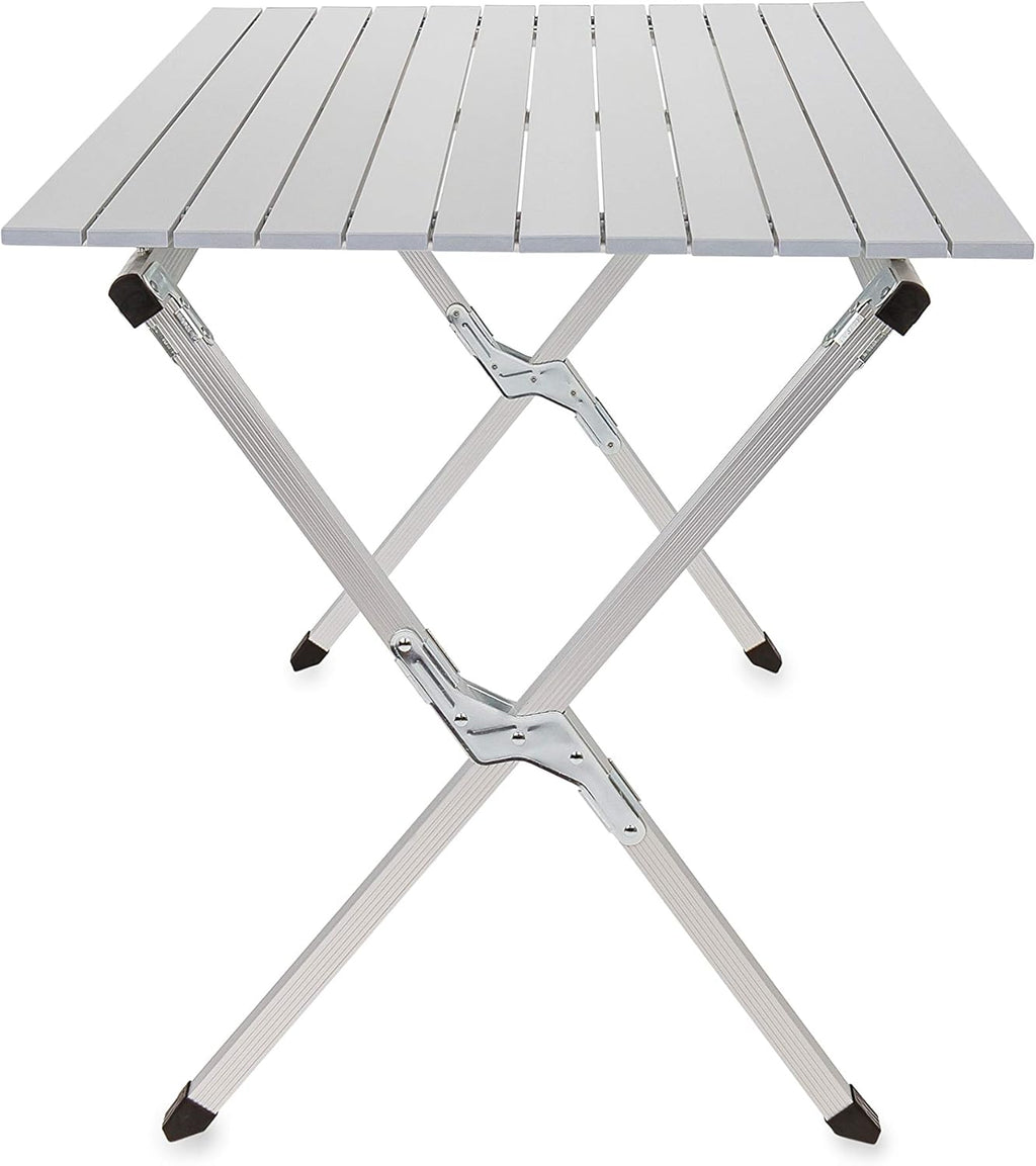 Aluminum Roll-Up Campsite Table with Carrying Bag Q867856