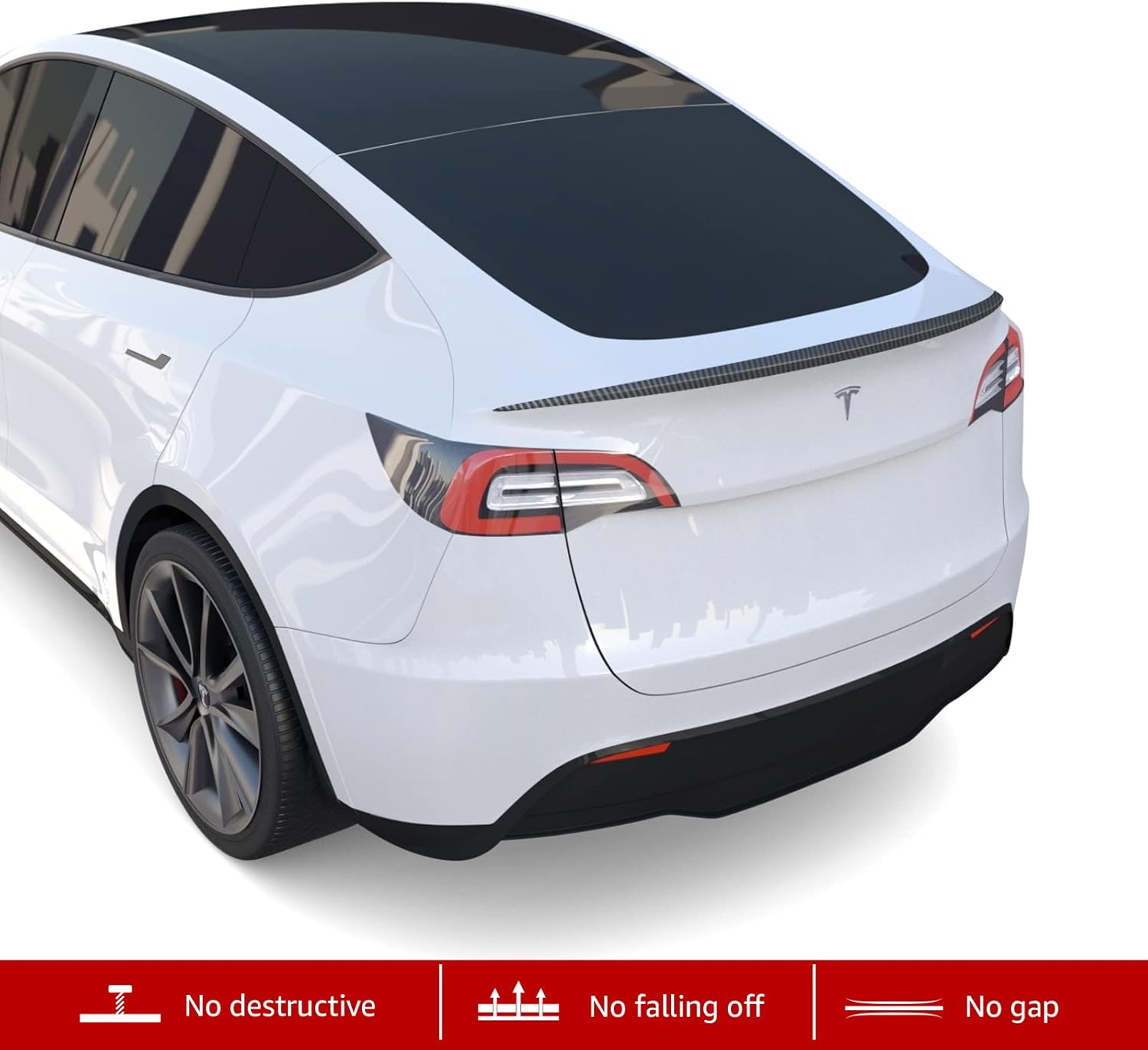 Matte Carbon Fiber Trunk Wing Spoiler F4333