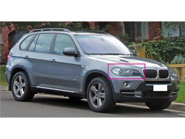 X5 E70 Pre-Facelift SUV LED 3D U-Bar Halogen Headlight Black T6321