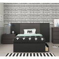 Ebony Black 4 Piece Twin Size Bedroom Set H430475