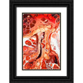 11x14 Black Ornate Wood Framed Art Print R27588