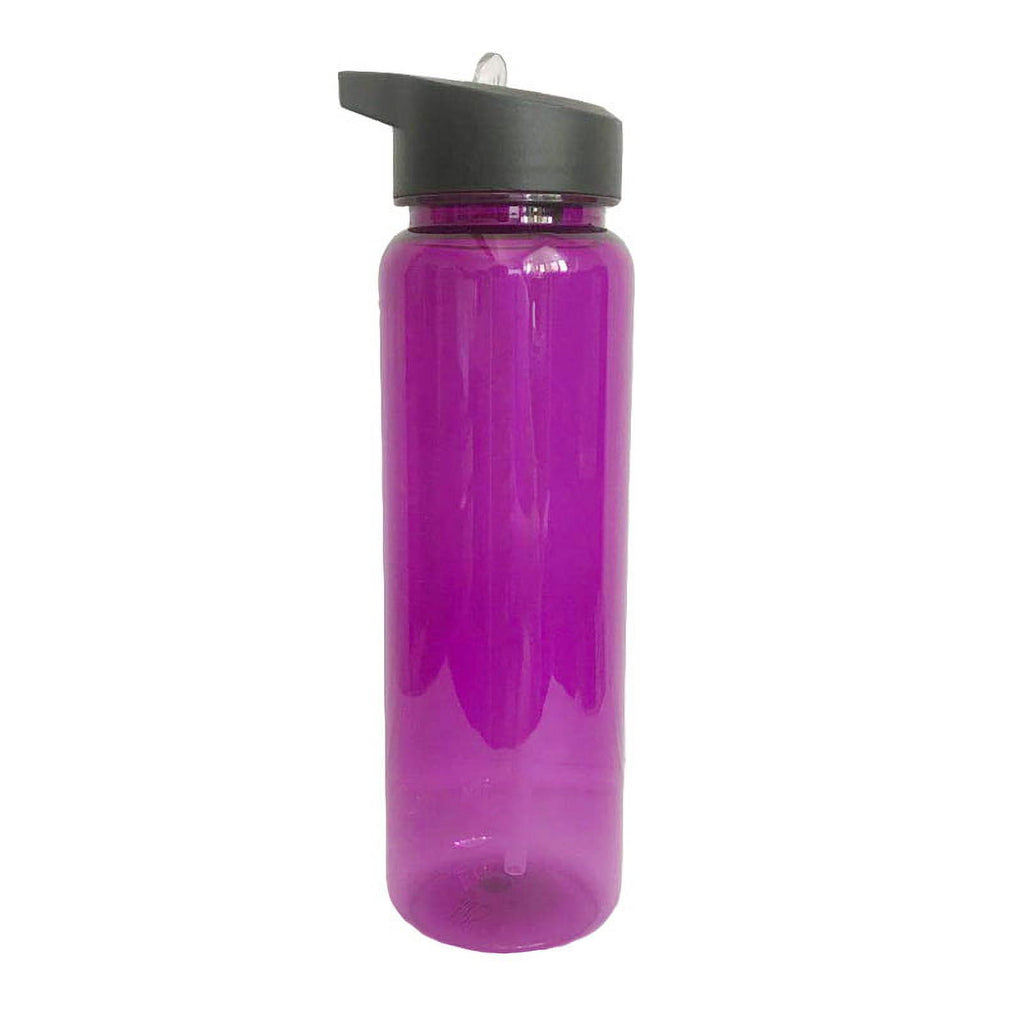 2 Pack Clear 27 oz Plastic Sports Bottle A52298