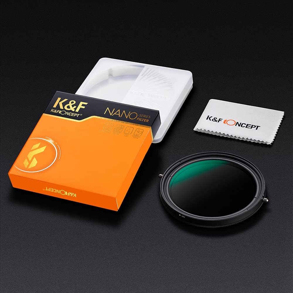 58mm Variable Fader ND2-ND32 ND Filter and CPL Circular Polarizing Filter 2 in 1, Pack of 2 Z344