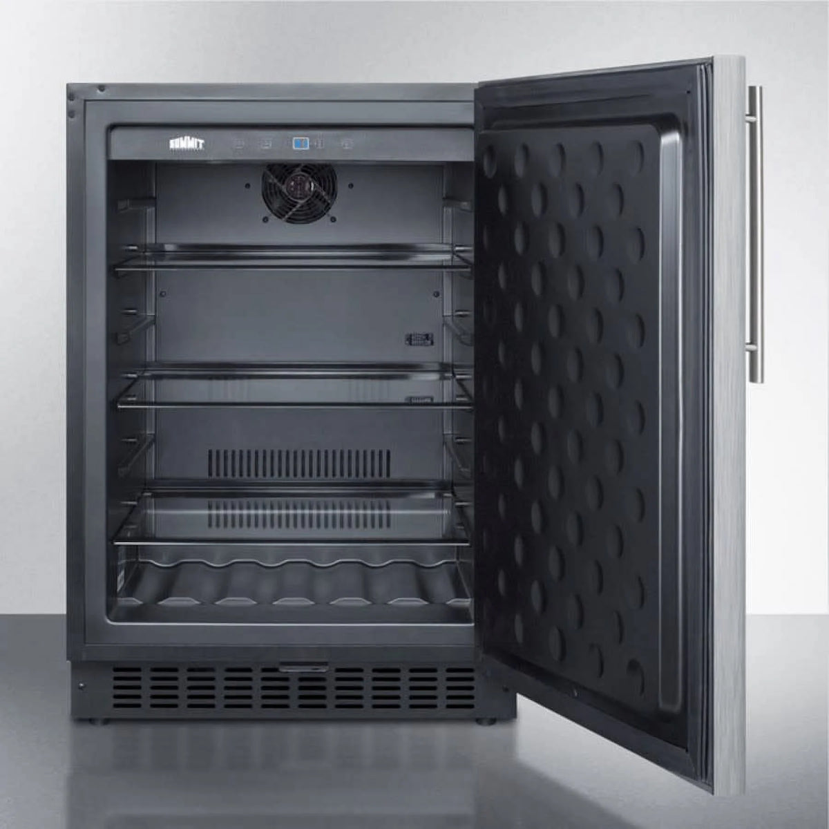 24 in. Outdoor Built-in All Refrigerator with Lock - Stainless Steel Y6090