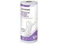 White 2-Ply Kitchen Roll Towels, 121 Towels per Roll, Case of 24 Rolls K326056