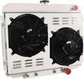 3 Row Aluminum Radiator with Shroud Fan Relay for Ford Mustang M61341