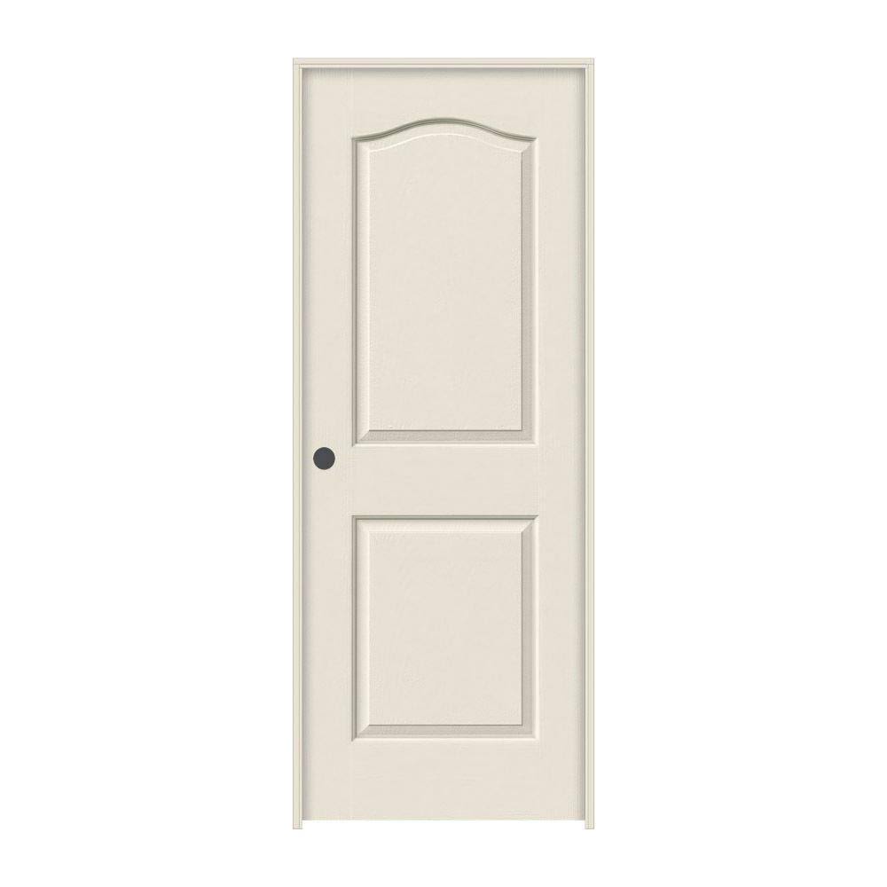 32 in. x 80 in. Primed Right-Hand Smooth Solid Core Molded Composite MDF Single Prehung Interior Door V654