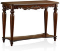 Cherry Wood 1-Shelf Console Table Y919