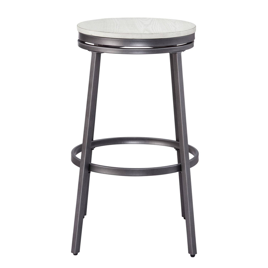 Gray Metal Bar Stool Z88335