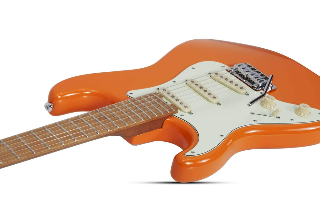 Atomic Orange Left-Handed Guitar I9558