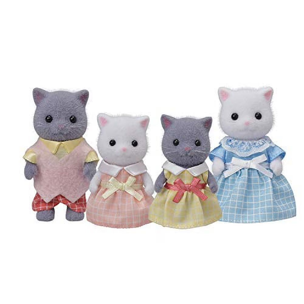 Persian Cat Family Dollhouse Figures M67495