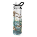 32oz Tritan Leakproof Clear Sports Water Bottle D5646