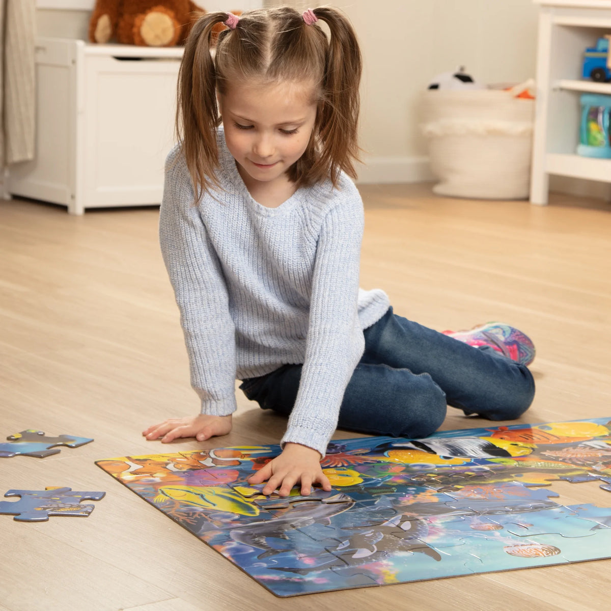 Floor Puzzle Bundle - Solar System and Underwater V54916