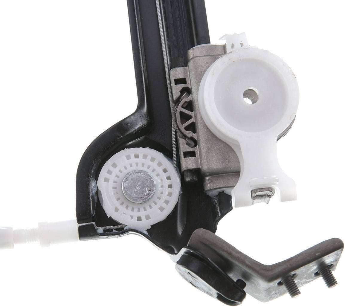 Front Driver Side Power Window Regulator without Motor Compatible with BMW E82 E88 128i 135i 2008-2013 Pack of 2 X59807