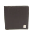 Dark Brown Leather Bi-Fold Wallet F561
