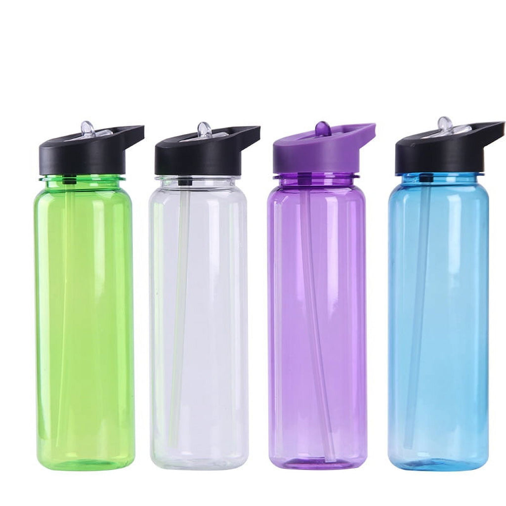 2 Pack Clear 27 oz Plastic Sports Bottle A52298