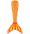 Mermaid Tail with Monofin, Child 06, Orange N676026