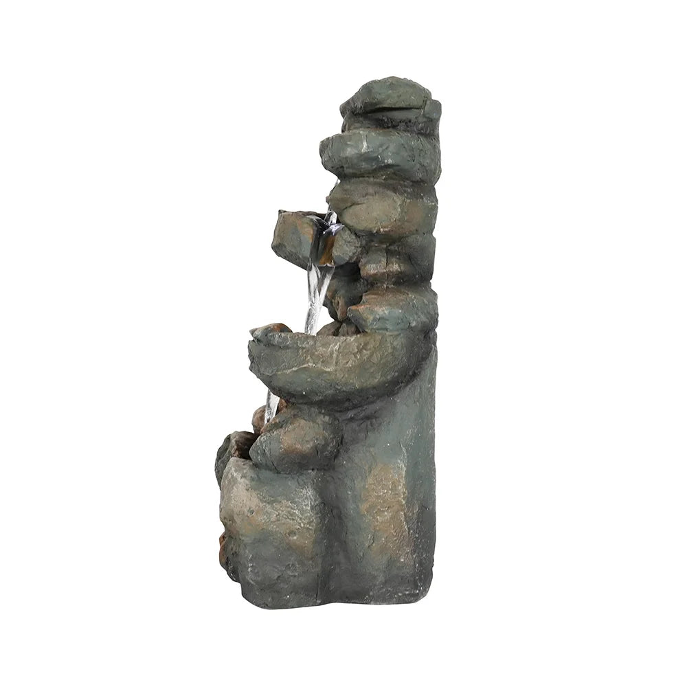 5-Tier Tabletop Water Fountain with LED Lights V348843