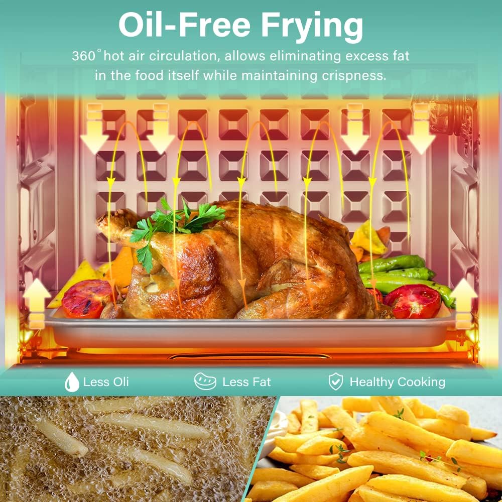 Convection Toaster Oven Air Fryer Combo, 20 Qt, 1500W V10088