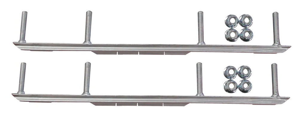Green XT Snowmobile Skis with 7.5" Shaper Bars Complete Kit X6387