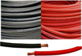 6 Gauge 25 Feet Black + 25 Feet Red Pure Copper Flexible Cable Wire V251