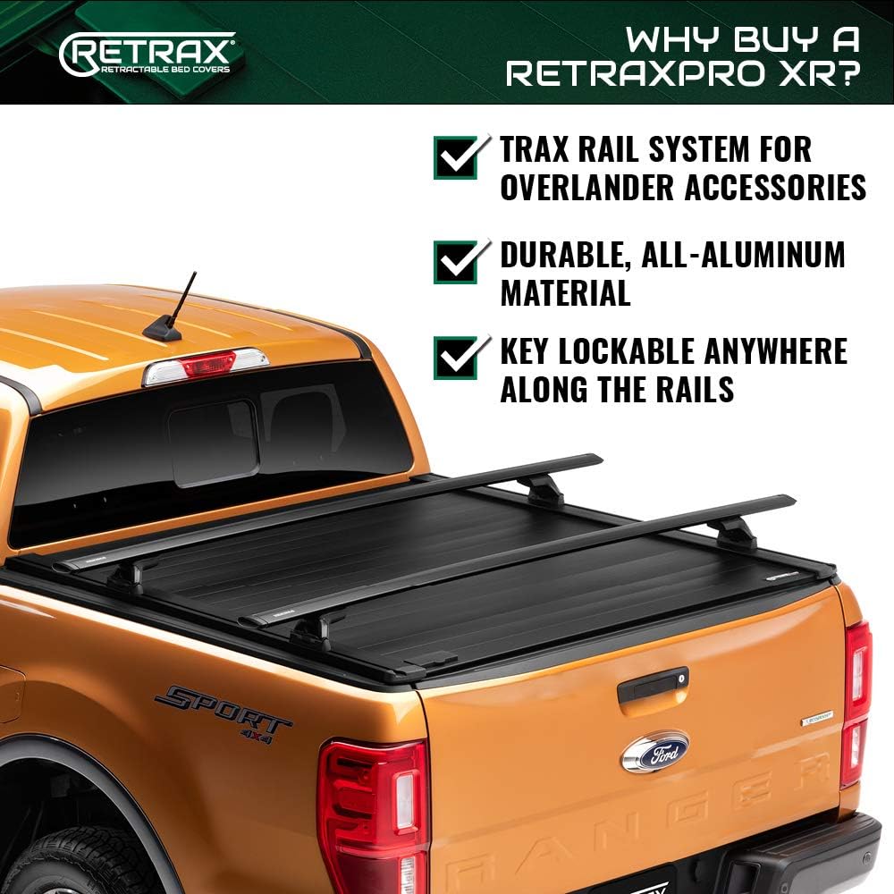 Retractable Truck Bed Tonneau Cover Fits 2015 - 2020 Ford F-150 Super Crew & Super Cab 5' 7 Bed (67.1) O83751