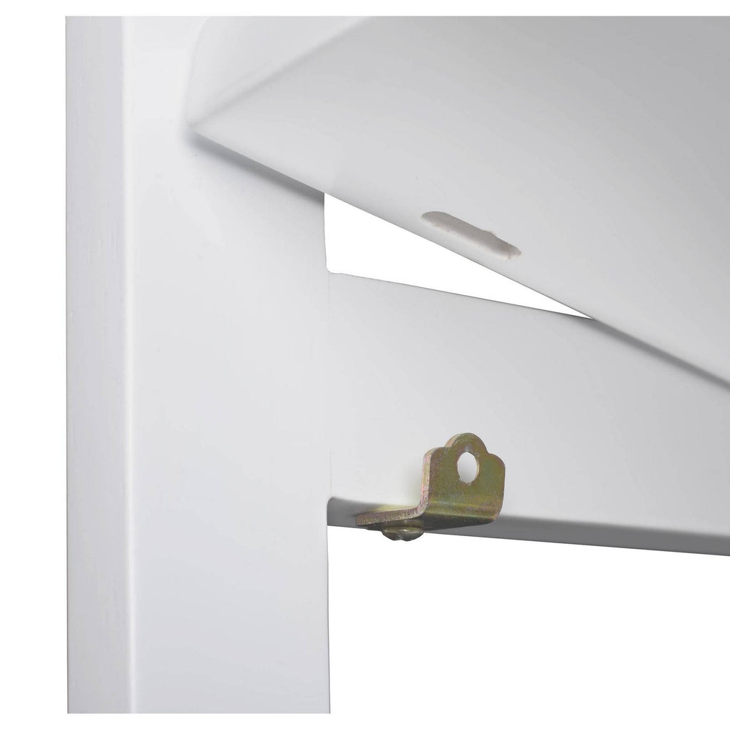 White Folding Bookcase I911